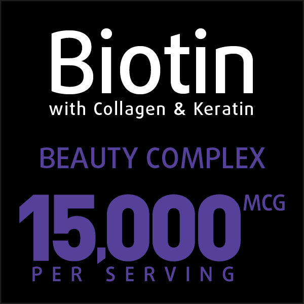 Biotin, Keratin, Collagen Capsules - Buy 3 Get 1 Free
