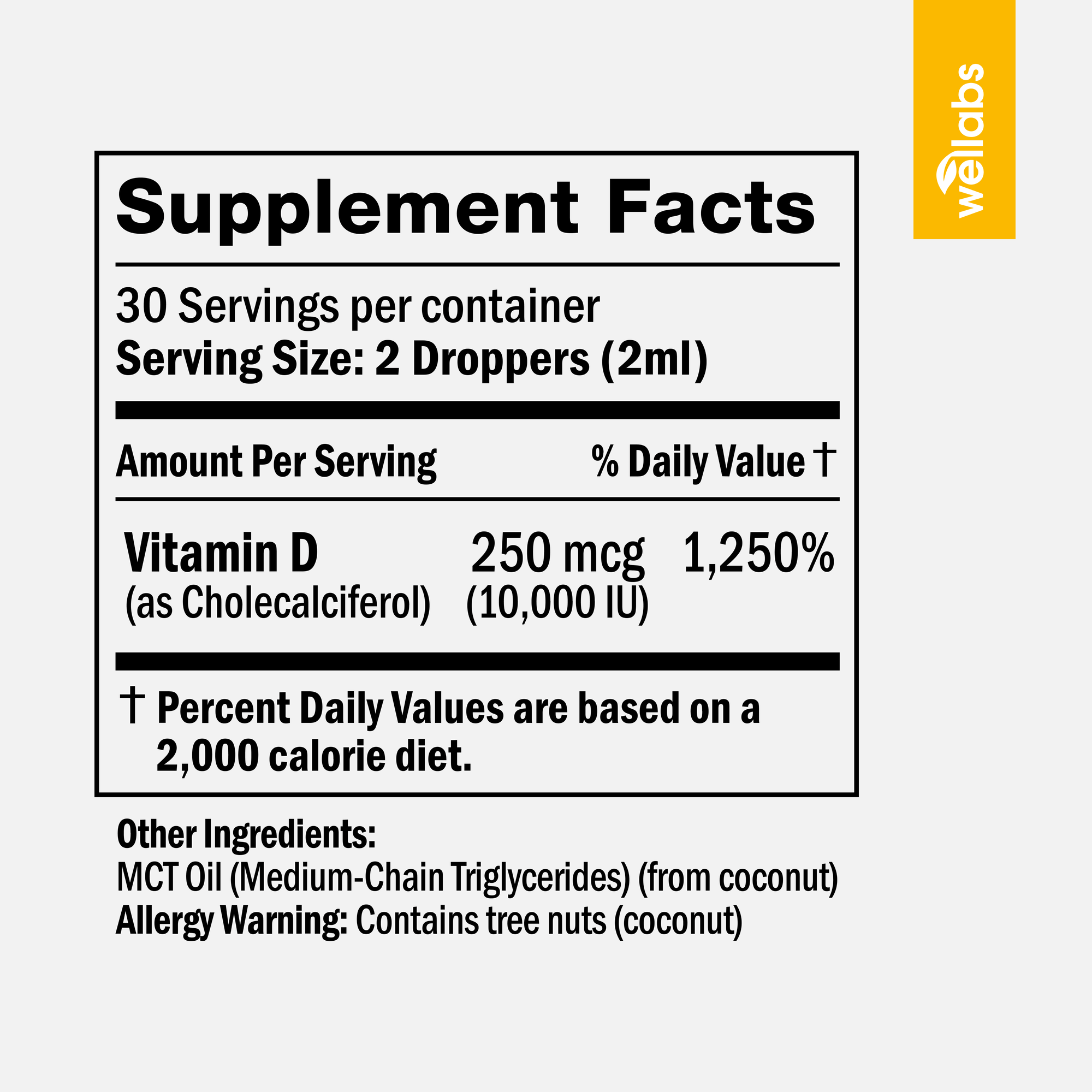 Vitamin D3 Drops - Buy 3 Get 1 Free